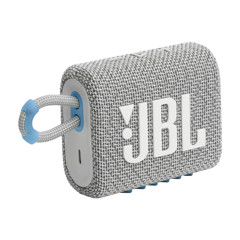 JBL GO 3 Eco White bluetooth speaker portable on Audio46