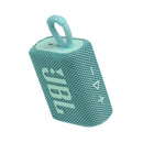 JBL GO 3 teal bluetooth speaker portable on Audio46